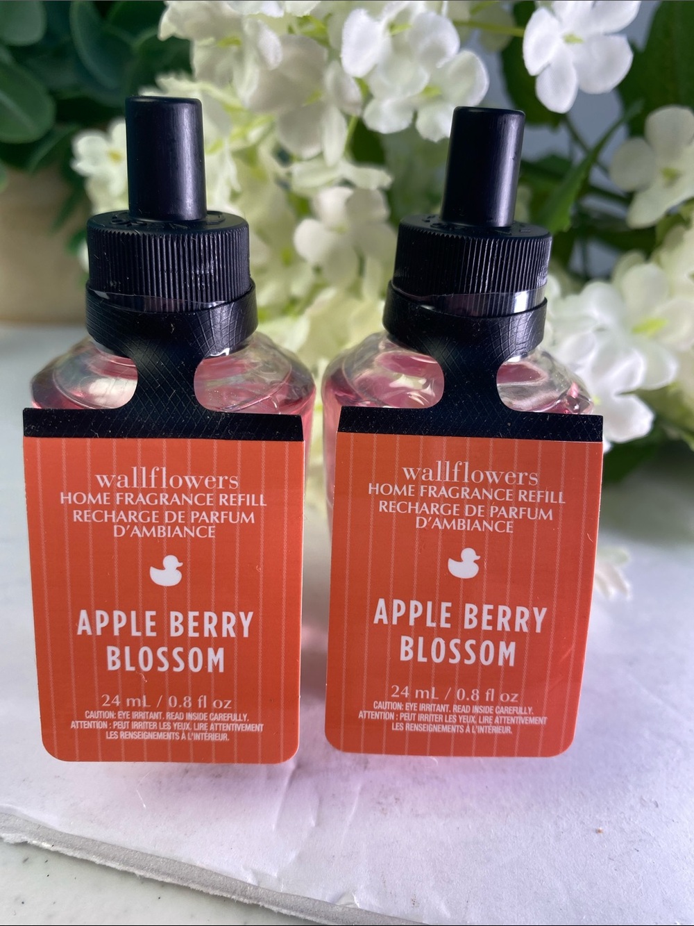 “Apple Berry Blossom” Bath & Body Works 2 New & Sealed Wallflower Refills
